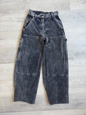 Alexander Wang Charcoal Gray Denim Pants